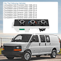 Miniatyrbillede 11 af 11: Front Klimakontrolmodul til Express 2500 3500 4500 C4500 C5500 C6500 C7500