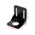 Miniatyrbillede 8 af 10: Monteringsbeslag Holder Til Nema 17 Stepmotor 3D Printer Sort 42mm Legering St 2