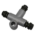 Miniatyrbillede 2 af 6: Slangeadapter Hydraulisk 3-vejs Bremsslangeadapter Rørkobling T-stykke 10mm Bolt ATV'er
