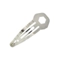 Miniatyrbild 9 av 10: Självförsvarshårklämma för kvinnor Multifunktionell hårspärr Ministift i rostfritt stål självförsvar EDC Survival Tool Black
