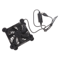 Miniatyrbild 11 av 11: 5V USB driven fläktkylning för router Modem TV Box Router case Fläkt för kylning av olika elektroniska enheter 14025