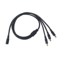 Miniatyrbild 8 av 10: Power Splitter-kabel 1 hona till 2/3/4/5/8/10 hane DC5,5 mm x 2,1 mm splitterförlängningskabel för CCTV-säkerhetskamera One for four
