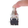 Miniatyrbild 4 av 5: AC 250V/2A 125V/4A 6Pins DPDT Stomp Foot Switch för gitarr