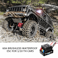Miniatyrbild 2 av 11: Borstlös Motorstyrning 60A/80A Fjärrkontroll ESC RC Bilmodell Karossdelar 60A short line