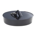 Miniatyrbild 4 av 11: Badkarspropp Silikonavtappningsplugg Hårpropp platt cover för kök Badrum och tvätttillbehör Svart Triangle button