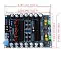 Miniatyrbillede 5 af 11: Digital Forstærker Board Modul Høj Effekt Bilhøjttaler XH-M641 TPA3116D2 150Wx2