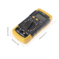 Miniatyrbild 4 av 10: Bärbar digital multimeter Bakgrundsbelysning AC/för DC Amperemeter Voltmeter Ohm Tester Mätare A830L Handhållen LCD Multimetro Spänning