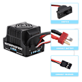 Pikkukuva 6 / 11: Harjaton moottoriohjain 60A/80A kauko-ohjattava ESC RC automallin varaosa 60A long wire