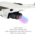 Miniatyrbillede 3 af 9: 6x til DJI-Mavic MINI 1/2/SE Drone Kameralinsefiltre CPL UV ND4 ND8 ND16 ND32