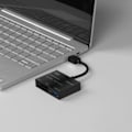 Miniatyrbild 2 av 9: Usb3.0 Hub Card Reader Dockningsstation Höghastighetskortläsare 2 i 1 SD/Tf M2/MS