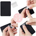 Miniatyrbild 6 av 8: 100 stycken plastörhängen kortadapter Självhäftande smycken display adapter för kvinnor örhängen halsband kort display