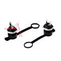 Miniatyrbild 8 av 8: 5 st DC-022B power hona panelmonterad kontakt 5,5 x 2,1 mm