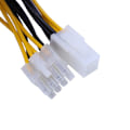 Miniatyrbild 9 av 10: Datorströmförsörjning POWER 4-pin till moderkort 8-pin CPU- power