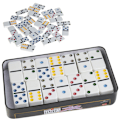 Miniatyrbild 5 av 11: Domino Box Toy Game Set 28 Double 6 Travel Dominoes För Barn Barn