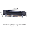 Miniatyrbild 7 av 11: Kvalitet SFF 8482SAS till SATA22PIN Adapter Card Converter för enkel dataöverföring Lätt och kompakt adapterkort A