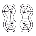 Miniatyrbild 1 av 9: 360° Propeller Guard Skyddsringar Skydd för Mini 3 Pro/Mini 3 Flight Lätta propellersköldar för nybörjare