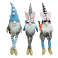Miniatyrbild 6 av 7: Påsk Kanin prydnader Ansiktslös tomte för docka hängande hängsmycke Gott Nytt År Dekor Juldekorationer för hemmet Black white
