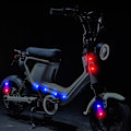 Miniatyrbillede 3 af 11: Solcelledrevet trafikadvarselslampe LED-pære til bil, motorcykel og cykler