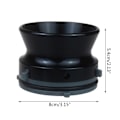 Miniatyrbild 3 av 11: Nab Hub Adapters Öppnare Universal laddningsenhet för StuderReVox Aluminium Nab Hub Device Nab Reel Hub Adapter Black