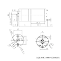 Miniatyrbild 5 av 9: 12V Liten Växellåda Motor Högt Vridmoment Elektrisk Hastighetsreducerande Växelmotor Style C