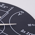 Miniatyrbild 3 av 11: Matteväggklocka Matematiska ekvationer och notationer Matematik Svarta tavla Nördvägg Utbildningsklocka Skola Klassrum null - A
