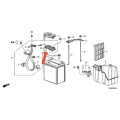 Miniatyrbild 8 av 10: Terminal Assy Batterisäkringar Montering Hårdvara Batteri Terminal Säkringar 38210-TF0-003 för Insight ZE2 Jazz/Fit Ge6 City Gm2