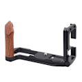 Miniatyrbild 9 av 11: Kameraburriggar för X-T5 Case med L-Shape Grip Snabbkopplingsplatta Fästestabilisator för X-T5 kamera Black