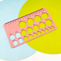 Miniatyrbild 4 av 10: 2x Nippellinjal för fläns Silikon Nippellinjalsats Set Mät Mjuk bröstpump storleksverktyg för flänsstorlek