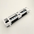 Miniatyrbild 7 av 10: 8-portars LC Optisk Fiber Patch Panel RJ45 Nätverkskabel Adapter Jack Ethernet Distributionsram Nätverkshylla