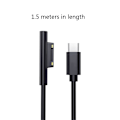 Miniatyrbild 9 av 9: Försörjningsladdare Adapter Snabbladdningskabel Typ C Power 15V 3A PD-sladd för Surface Pro 7/6/54/3 Book/Book 2