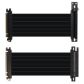 Miniatyrbild 2 av 11: Gen3.0 PCI-E 16x till 16x Riser Extender PCIe Mining-kabel för ENTHOO Evolv Shift PH-ES217E/XE PK-217E/XE ITX-moderkort 90 degrees 20CM