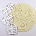 Miniatyrbild 7 av 11: Snöbollar Snögubbe Form Fondantkaka Matklassad plastform Mould Form Form C