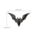 Miniatyrbild 10 av 10: Fladdermus Emalj Pin Alternativ Goth Mode Witchy Style Halloween Gåva Spöklik Lapel Brosch Smycken Tillbehör Punk Badge Pin