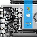 Miniatyrbild 4 av 7: PCI-e USB3.0-kort 7 portar Typ C (2) Typ A (5) med FL1100-chip utan extra power för stationär dator