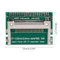 Miniatyrbild 9 av 9: CF Compact Flash Merory Card till Vertikal 2,5" 40-pin IDE-hårddisk HDD SSD-adapter 40pin hona till 50pin hane