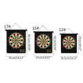 Miniatyrbild 5 av 11: Magnetisk darttavla för barn, dartbrädespel med magnetisk dart, dubbelsidigt säkert dartspel roll-up darttavla set 17 plate 6 darts