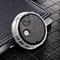 Miniatyrbild 4 av 9: Mini Clock Insert 2,4 tum 61 mm rund kvartsklocka Fit-up rörelse miniatyr Gold