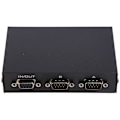 Miniatyrbild 5 av 7: DB 9-stifts hane honkontakt seriell 2 in 1 ut RS232 datadelning manuell switch manuell väljarbox
