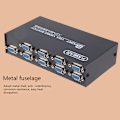 Miniatyrbild 6 av 11: 8 Port VGA Switch Video Switcher Box 1920*1440 250MHz 8 in 1 ut väljare för PC