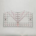 Miniatyrbild 10 av 11: T-shirtlinjalguide för vinyljustering, T-shirtlinjal i akryl för att centrera design, T-shirtmätverktyg för värmepress