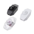 Miniatyrbild 3 av 11: 220V 1A Lampa Dimmer Sladd Strömbrytare Plug In Bord Golvljus Dimmer På Av Dimmer Switch Svart/Vit 7x3,3x2,4cm White