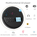 Miniatyrbillede 6 af 10: Mini Bærbar Højttaler Trådløs Højttaler Bluetooth til Læring & Afslapning
