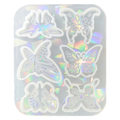 Miniatyrbild 9 av 10: Holografisk fjärilshårnålform DIY-prydnadshänge smyckesepoxi-form Blue