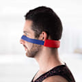 Miniatyrbild 4 av 11: Halslinje Rakmall Hårklippningsguide Frisörstil DIY Hands-Free Klippning, trimning och rakning Använd för raka linjer Red
