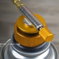 Miniatyrbild 10 av 11: Campingspis Convert Adapter Gas för tankkonvertering för huvudmunstycke Flasktyp Butan Auto-Off Gaspatron Byt ut