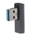 Miniatyrbild 7 av 9: 90 graders USB C till USB A-adapter rätvinkel USB A 3.0 Hane till USB Typ C-kontakt för bärbar dator