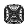 Miniatyrbild 9 av 9: 2-pack Food Safty Air Fryer Plattbyte Grill Pan Air Fryer bricka Metallmaterial för Instant Vortex 6QT Air Fryers