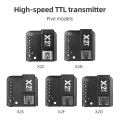 Miniatyrbild 3 av 11: Kamera trådlös blixtkontroll Synkroniserade utlösare X2 X2T-C X2T-N X2T-S X2T-F X2T-O X2TP X2TS