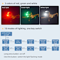 Miniatyrbild 8 av 11: Strobe anti-kollisionsbelysning för Mavic/Phantom/FIMI-serien Drone Lång batteritid 360 graders synlighet