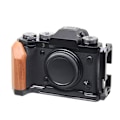 Miniatyrbild 8 av 11: Kameraburriggar för X-T5 Case med L-Shape Grip Snabbkopplingsplatta Fästestabilisator för X-T5 kamera Black